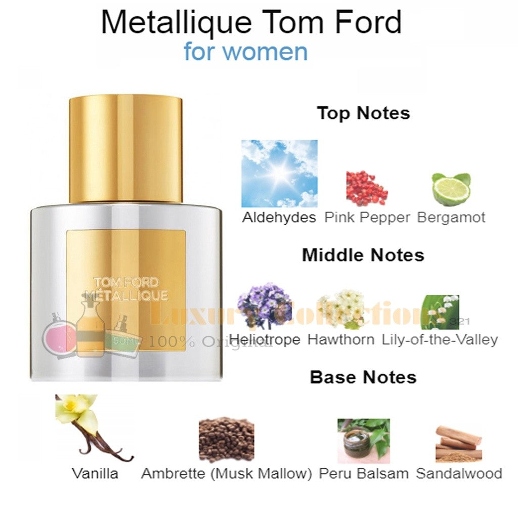 Tom Ford Metallique / Ombre Leather / Beau De Jour Eau de Parfum 100ml