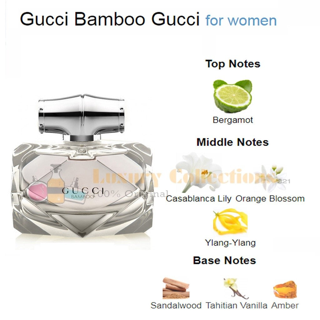 Gcuci Bamboo EDP / EDT / Limited Edition 75ml for Women