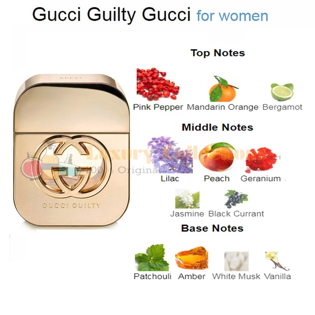 Gcuci Guilty Black Pour Femme EDT 75ml for Women