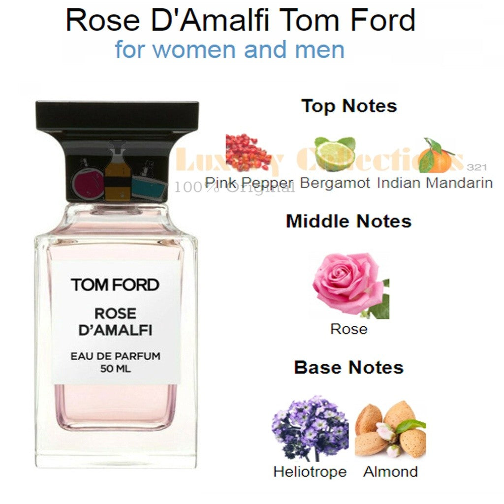 Tom Ford Rose D'Amalfi / Rose de Chine / Rose de Russie / Ebene Fume Eau de Parfum 100ml