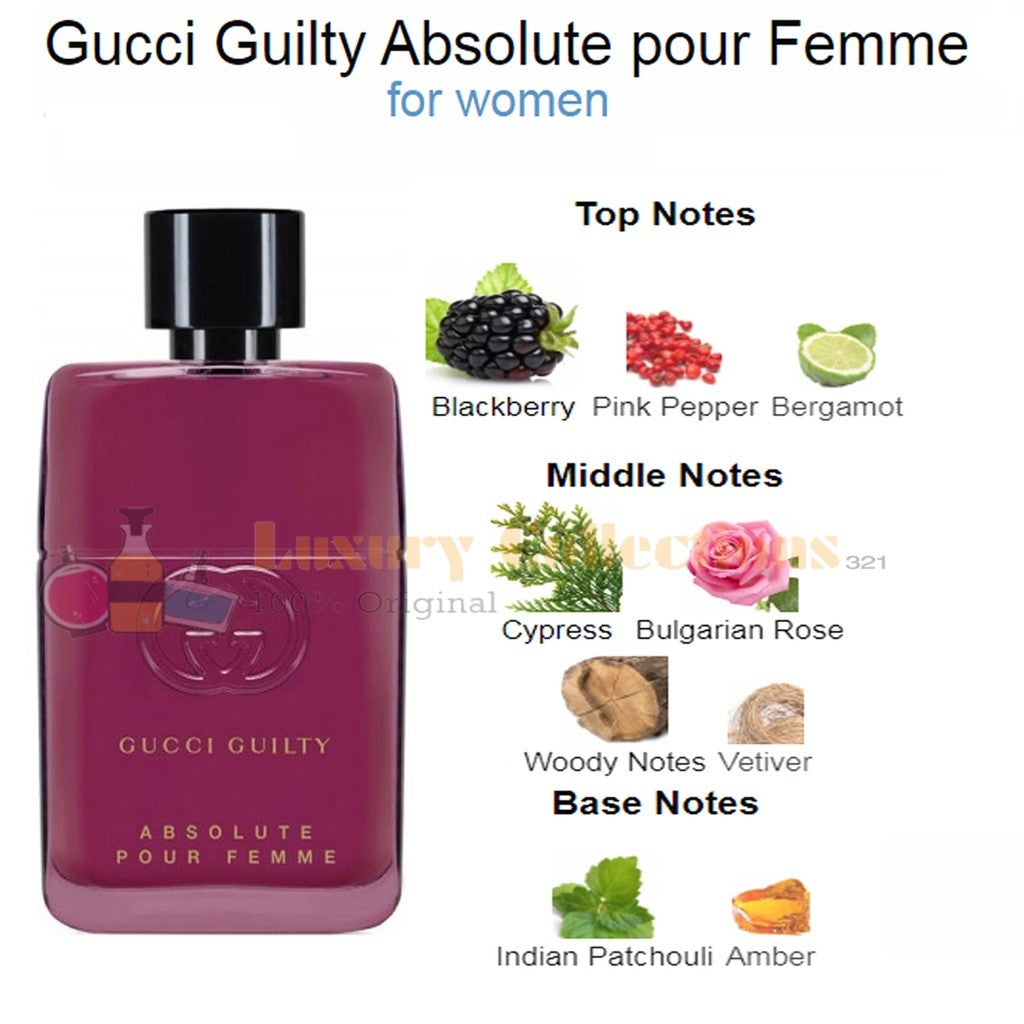 %Gcuci Guilty Oud / Love Edition MMXXI / Absolute Pour Femme / Cologne Pour Homme / Eau de Parfum 90ml for Men & Women