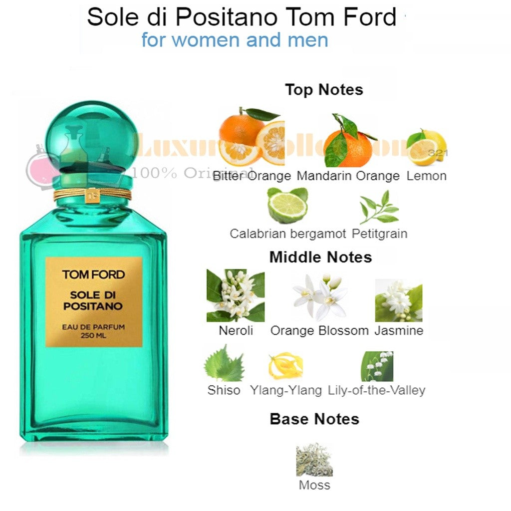 Tom Ford Neroli Portofino Acqua / Eau de Vert Boheme / Sole di Positano / Fleur de Portofino / Eau de Jasmin Rouge 50ml