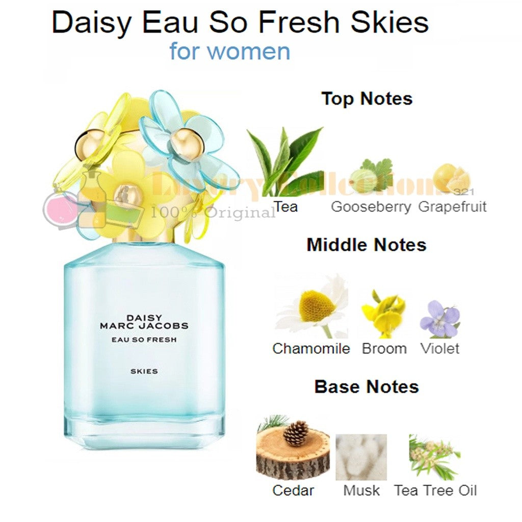 Marc Jacobs Daisy Eau So Fresh Spring / Daze / Skies Eau de Toilette 75ml for Women