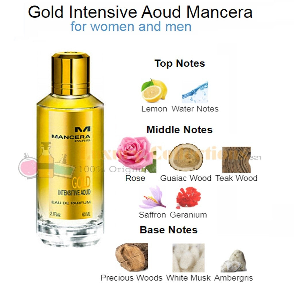 Mancera Cedrat Boise / Roses Vanille / Gold Intensive Aoud / Pearl / Purple Flowers EDP 120ml Perfume