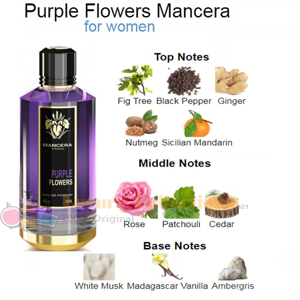 Mancera Cedrat Boise / Roses Vanille / Gold Intensive Aoud / Pearl / Purple Flowers EDP 120ml Perfume