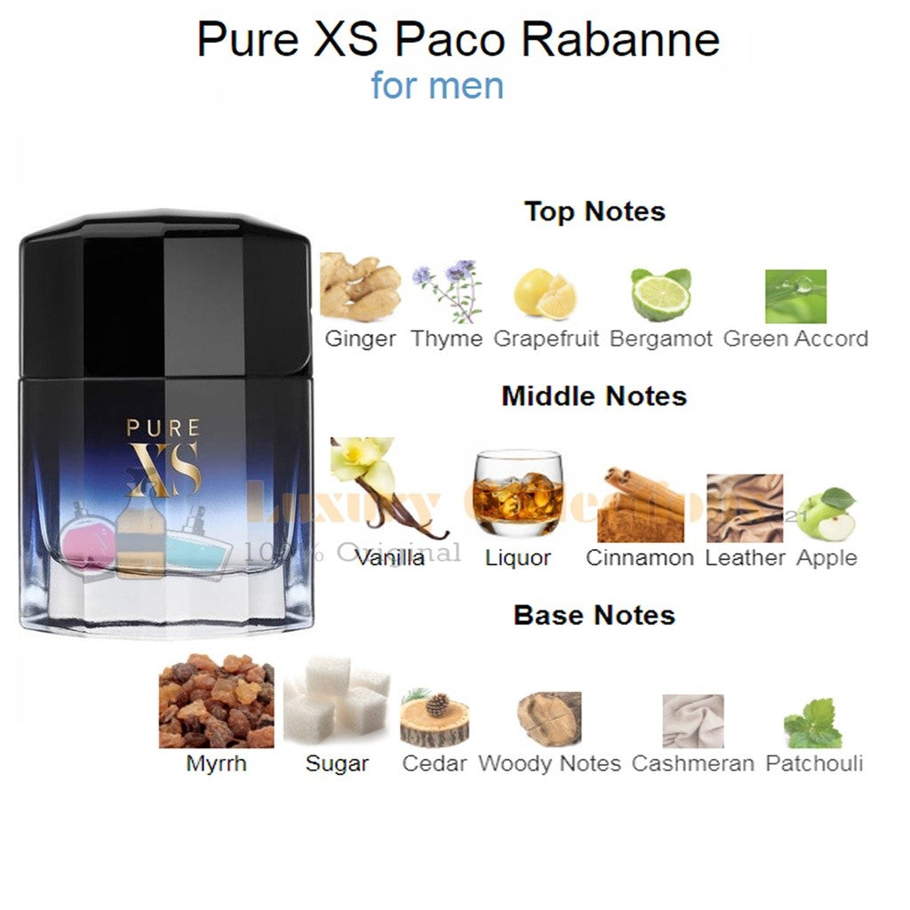 Paco Rabanne Pure XS / Black XS (2018) Eau de Toilette 100ml for Men