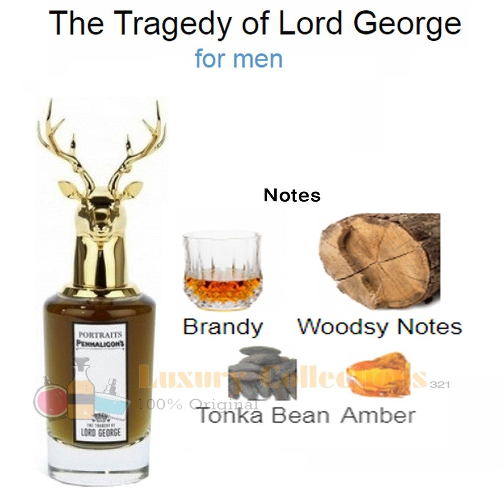 Penhaligon's Roaring Radcliff 75ml / The Duke / William Penhaligon / The Tragedy of Lord George / Cousin Matthew