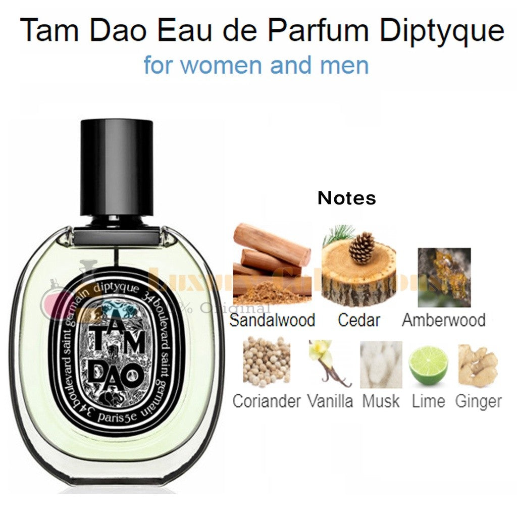 % Diptyque Do Son / Tam Dao / Philosykos / Orpheon / Fleur de Peau Eau de Parfum 75ml for Men & Women