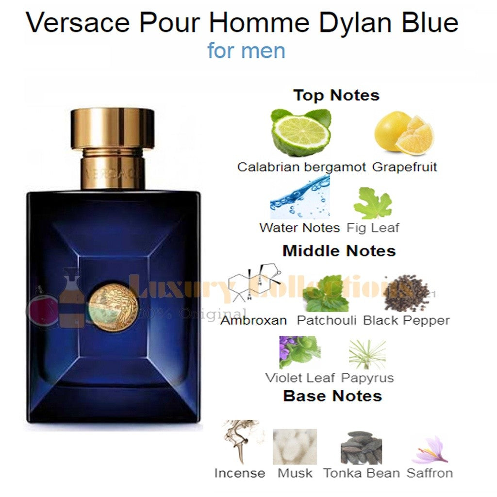 Vers@ce Pour Homme / Dylan Blue Eau de Toilette 100ml for Men