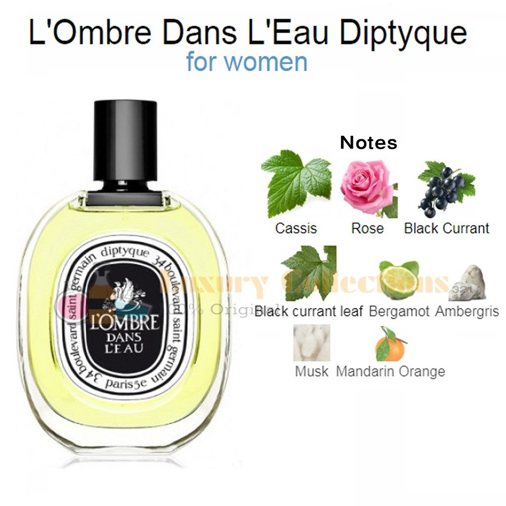 D!ptyque Do Son / Eau des Sens / L'Ombre Dans L'Eau / Olene / L'Eau Papier Eau de Toilette 100ml for Women
