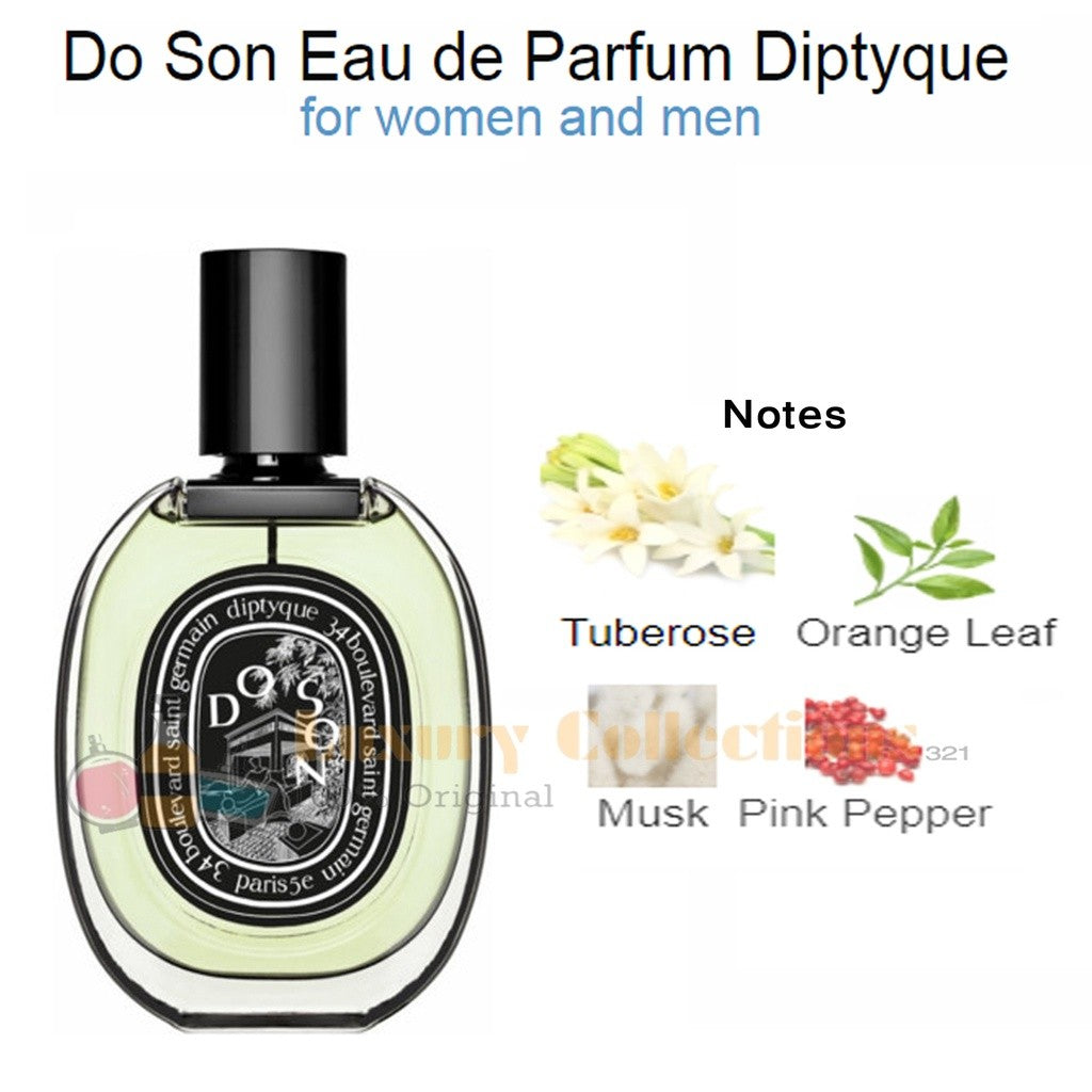 % Diptyque Do Son / Tam Dao / Philosykos / Orpheon / Fleur de Peau Eau de Parfum 75ml for Men & Women