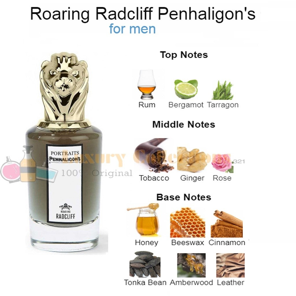 Penhaligon's Roaring Radcliff 75ml / The Duke / William Penhaligon / The Tragedy of Lord George / Cousin Matthew