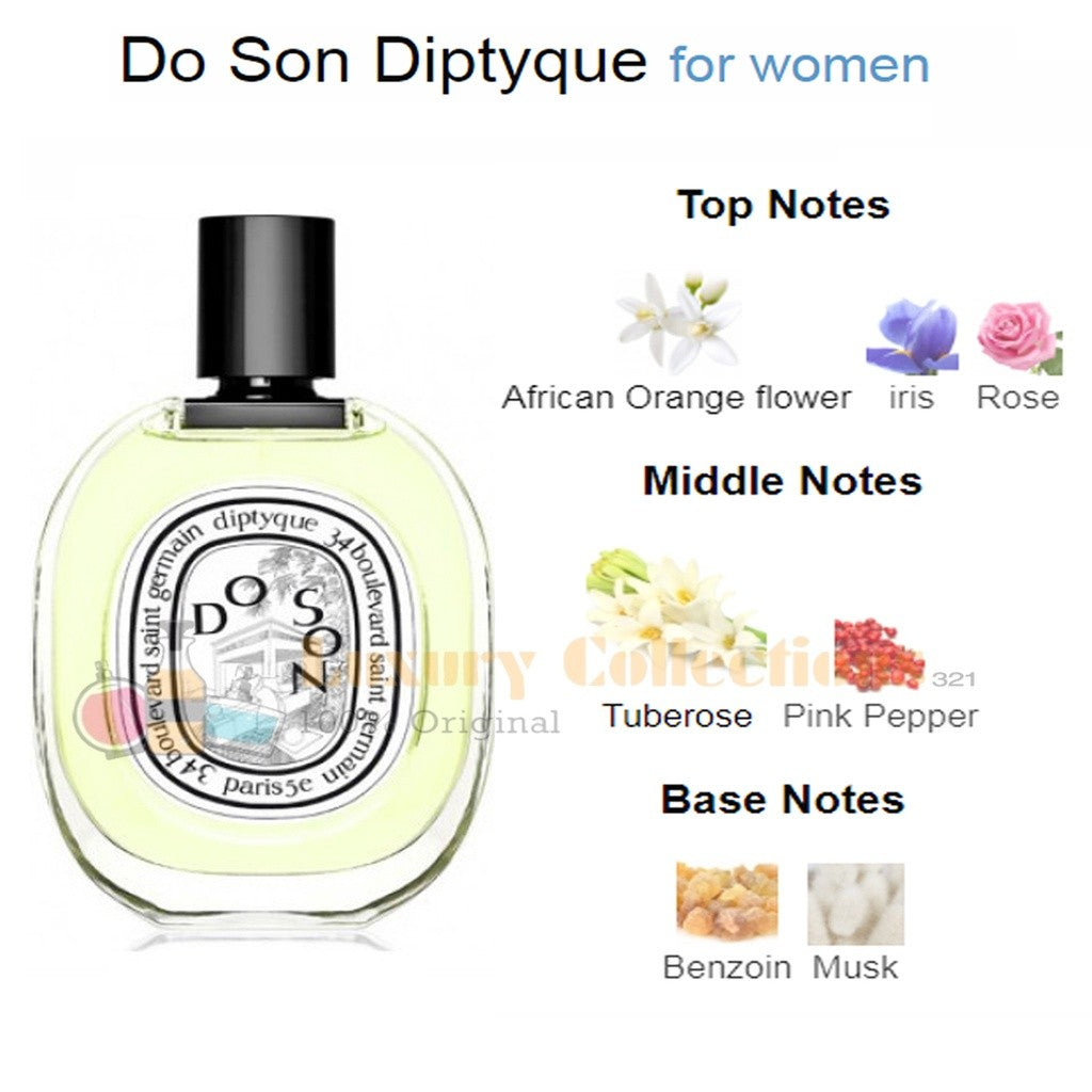 D!ptyque Do Son / Eau des Sens / L'Ombre Dans L'Eau / Olene / L'Eau Papier Eau de Toilette 100ml for Women