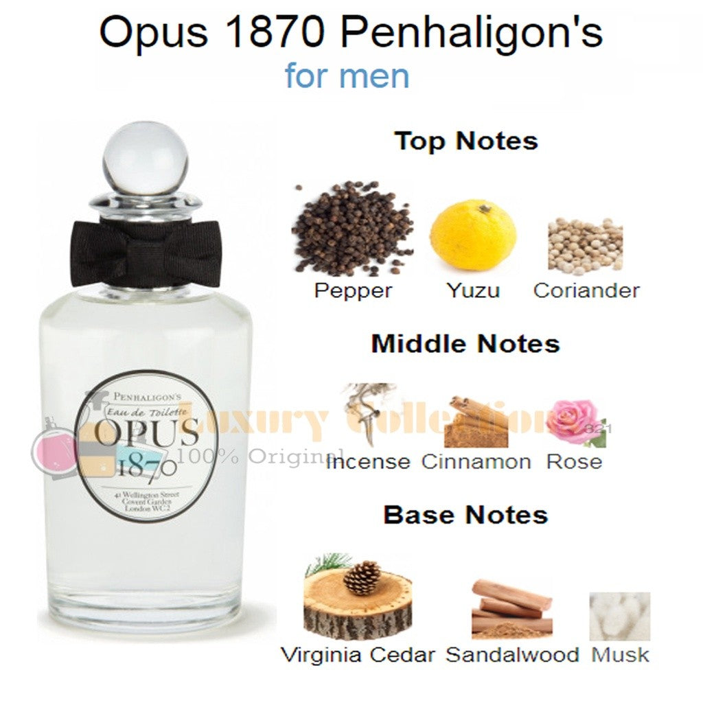 % PenhaIigon's Elisabethan Rose / Opus 1870 / Cairo / Luna / Empressa / Blenheim Bouquet 100ml for Men & Women