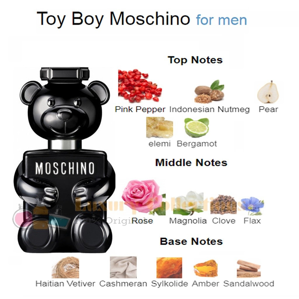 (Combo 100ml 2Pcs) Moschino Toy 2 EDP + Toy Boy EDP
