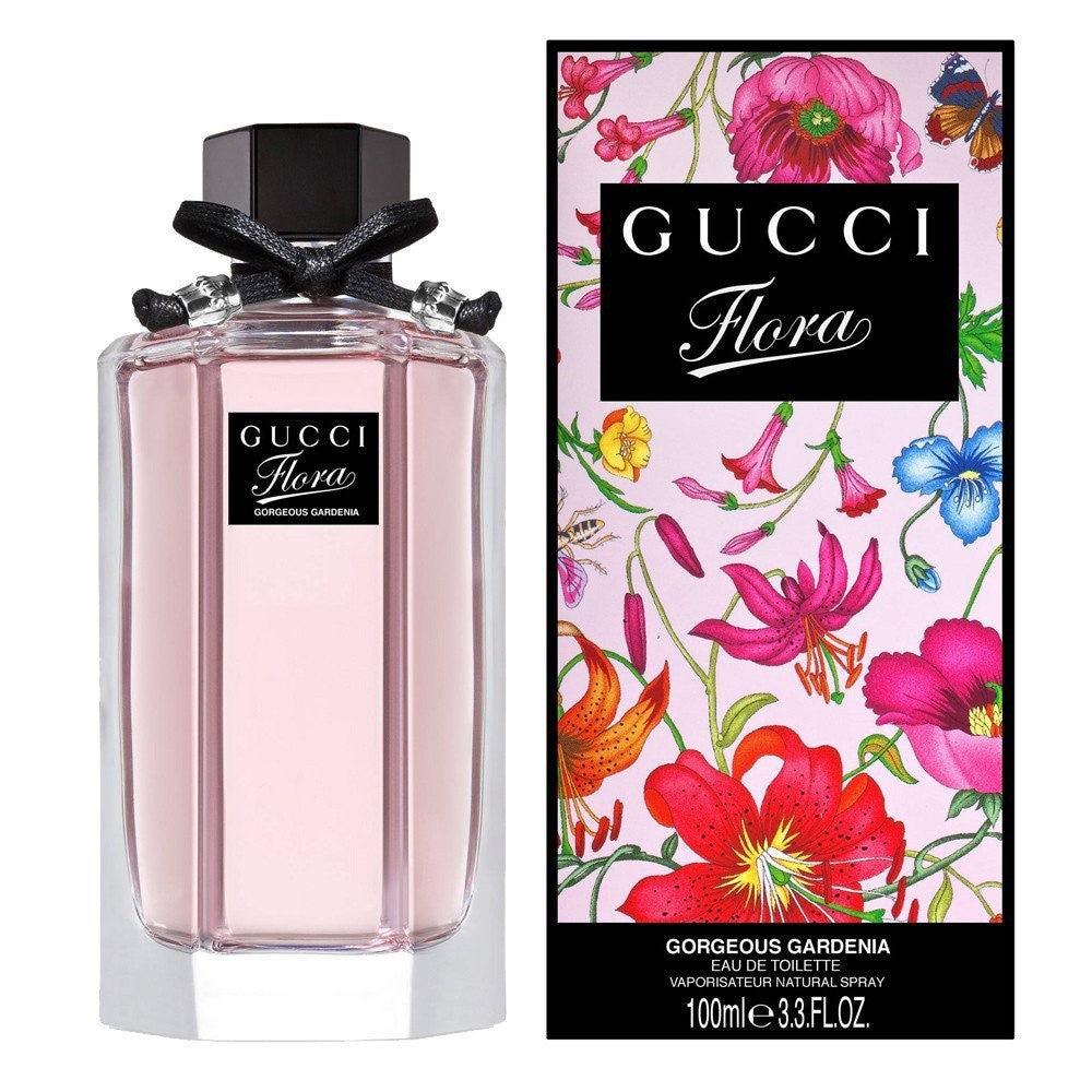 Combo 2pcs 100ml (Gcuci Flora Gorgeous Gardenia EDT + Pink Limited Edition) Perfume