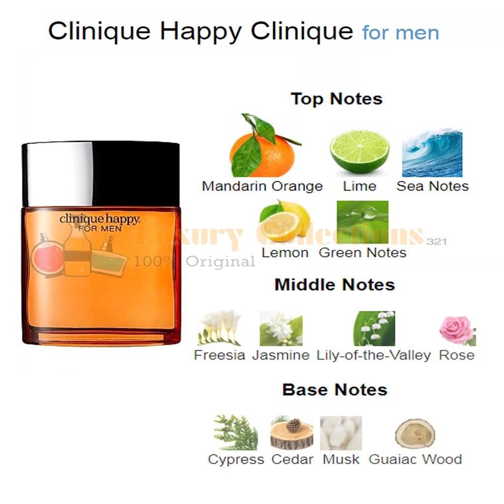 [Combo 100ml 2Pcs] CIinique Happy Men + Women