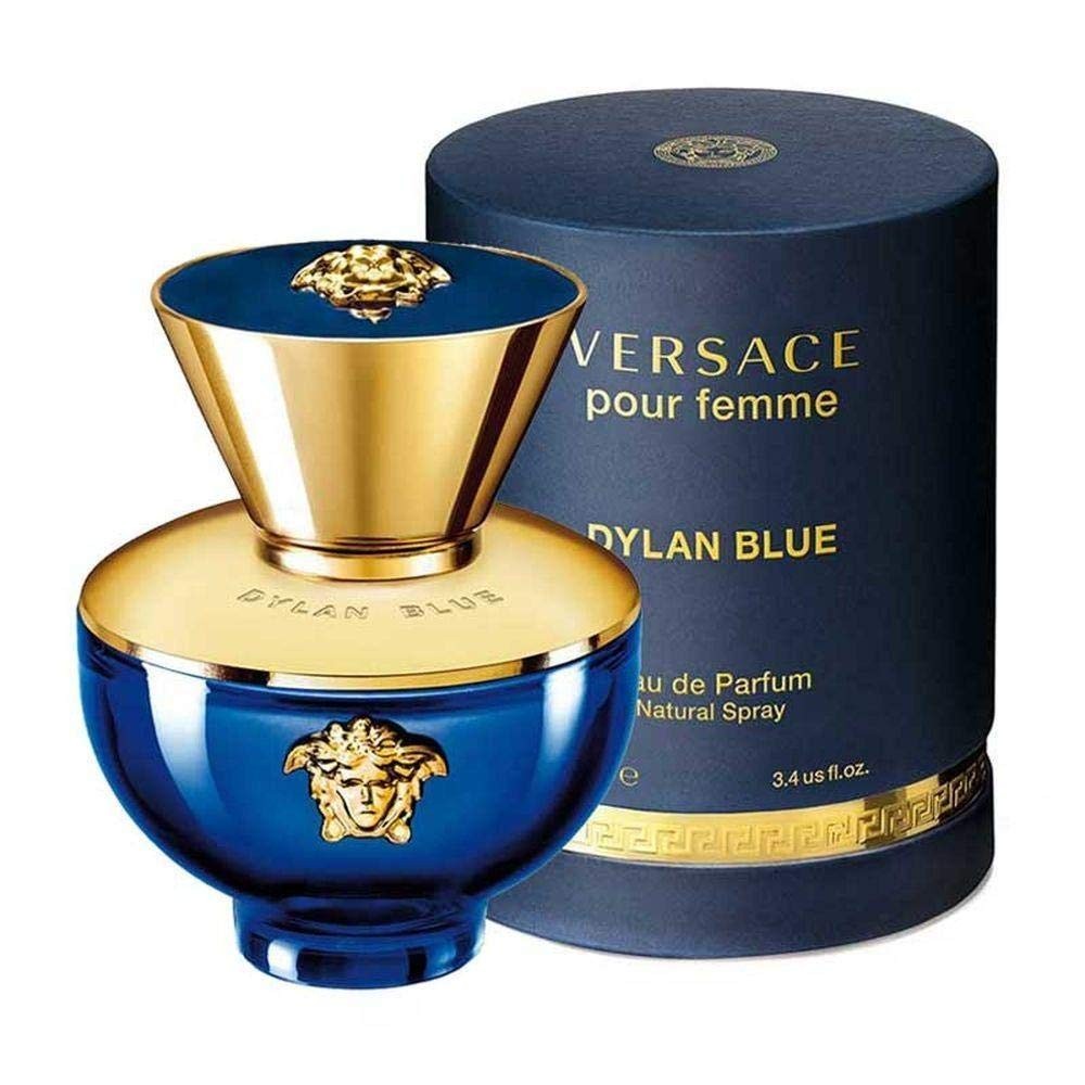 [Combo 100ml 2Pcs] Verssce Dylan Blue Pour Homme EDT Men + Pour Femme Parfum Women