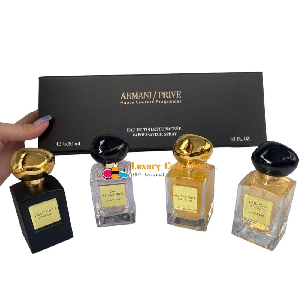 ARMAANl PRIVE HAUTE COUTURE FRAGRANCES EDT NACREE 4IN1 GIFT SET 4X30ML