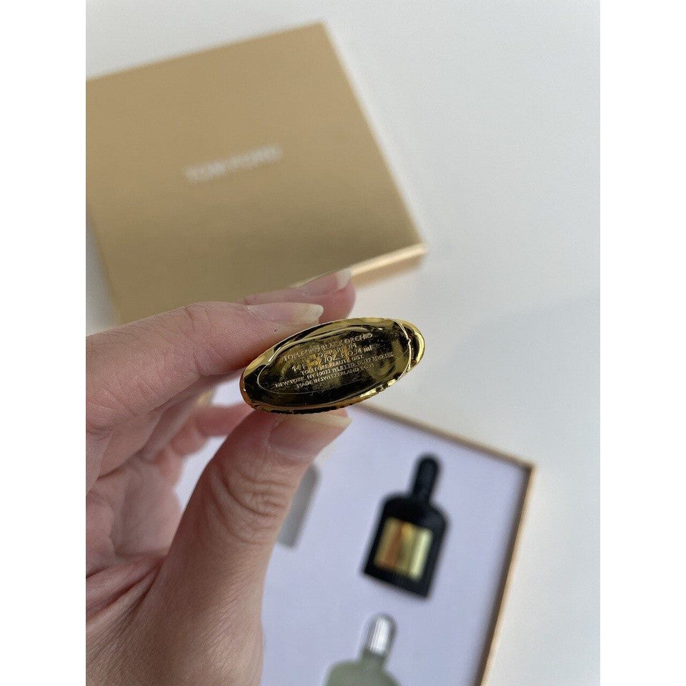 Original Branded - TF_ Square Gold Box 4in1 (4x4ml) perfume Gift Set men & Women