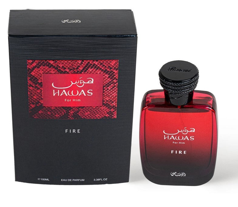 Original Hawas Edition Ice/Fire/Black/Kobra/Malibu/London/Verde/Elixir/Tropical/Atlantis/Diva/Eclat 100ml By Rasasi